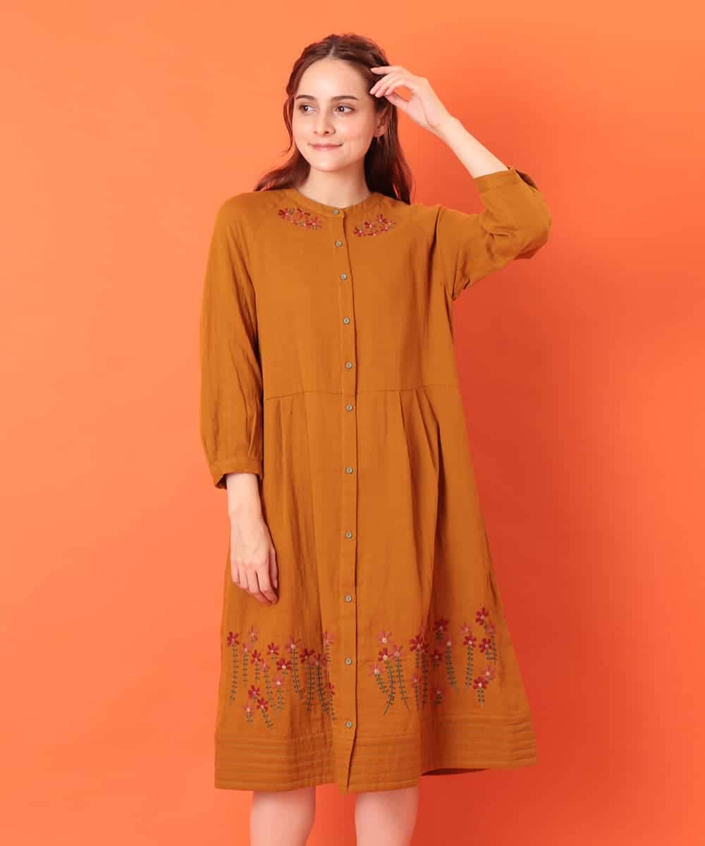 Jocomomola ホコモモラ Recocer フラワー刺繍ワンピース イトキン オンラインストア