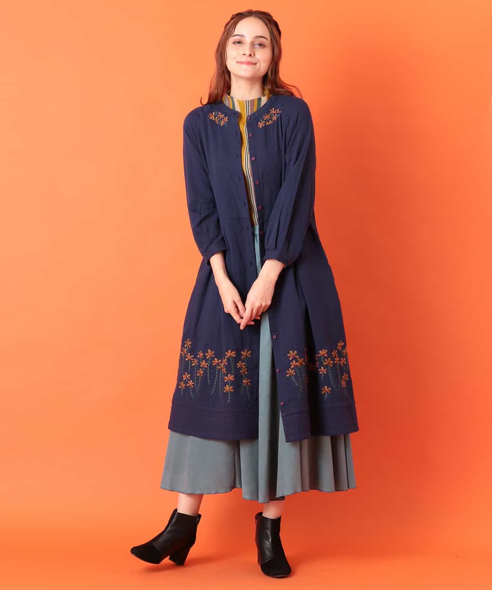 Jocomomola ホコモモラ Recocer フラワー刺繍ワンピース イトキン オンラインストア