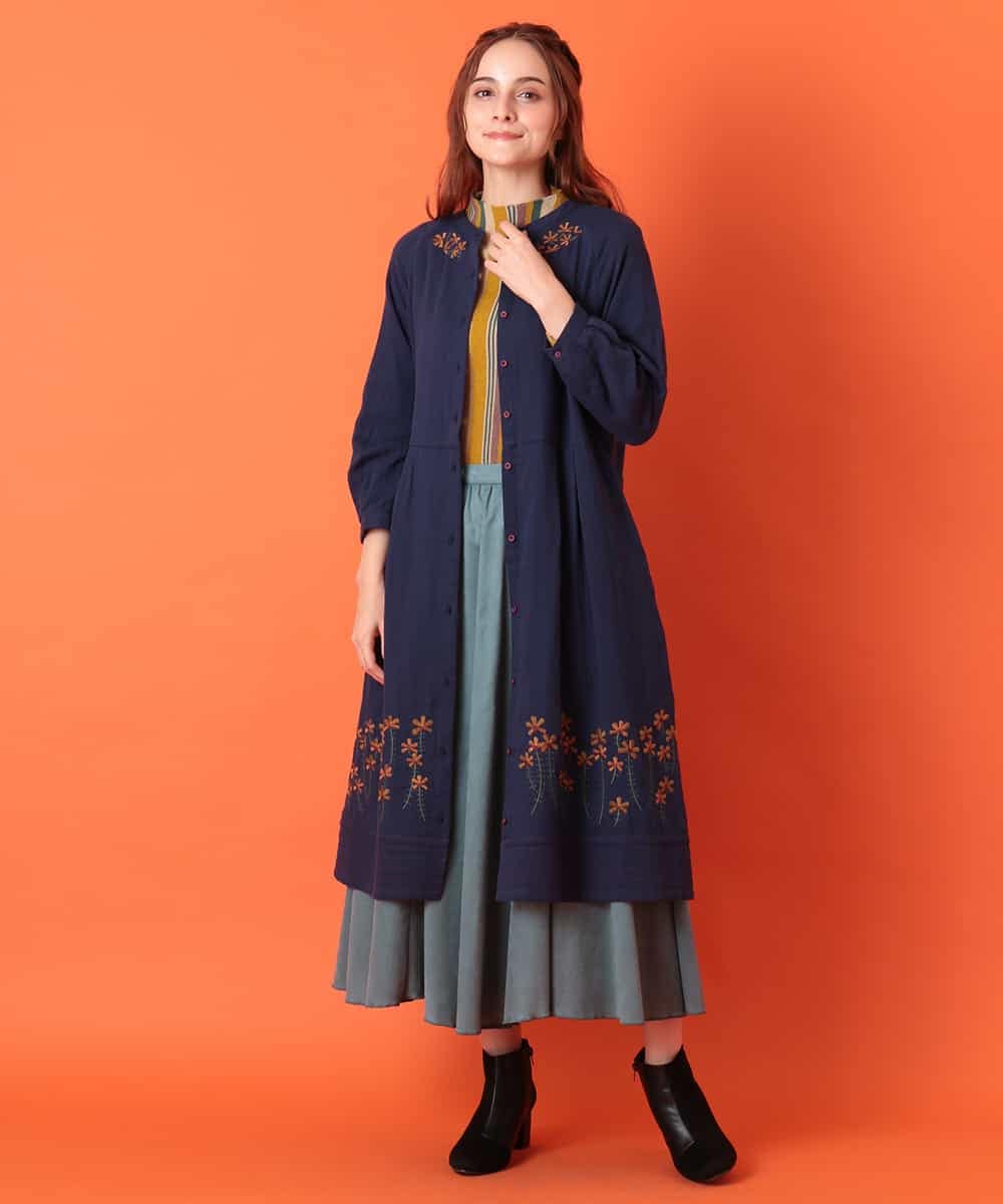 Jocomomola ホコモモラ Recocer フラワー刺繍ワンピース イトキン オンラインストア