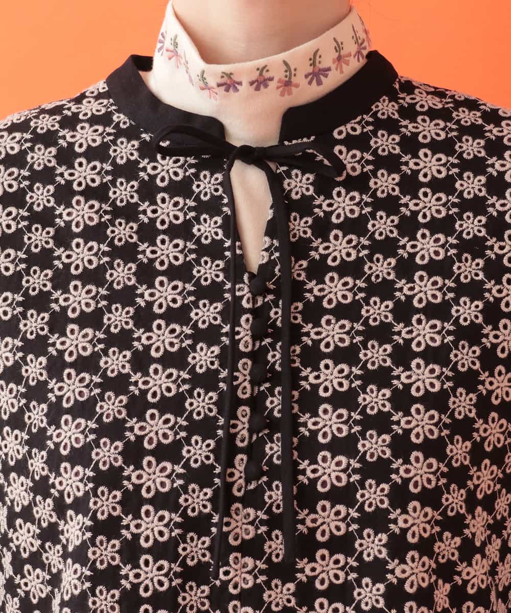 Jocomomola ホコモモラ Combinacion 刺繍レースワンピース イトキンオンラインストア