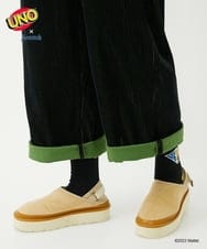 GJEAS71240 Jocomomola(ホコモモラ) UNO™×Jocomomola コーデュロイオーバーオール ブラック