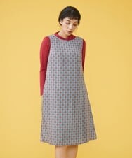 GJEAT51260 Jocomomola(ホコモモラ) Cartas プリントワンピース レッド