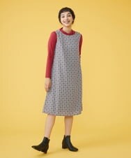 GJEAT51260 Jocomomola(ホコモモラ) Cartas プリントワンピース グリーン