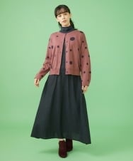 GJEAV32220 Jocomomola(ホコモモラ) Lana blend ニットワンピース ダークグレー