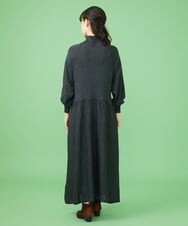 GJEAV32220 Jocomomola(ホコモモラ) Lana blend ニットワンピース ダークグレー