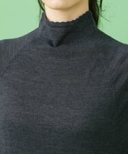 GJEAV32220 Jocomomola(ホコモモラ) Lana blend ニットワンピース ダークグレー