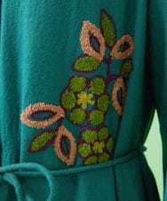 GJECA36280 Jocomomola(ホコモモラ) Calle インド刺繍ワンピース マスタード