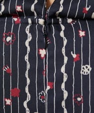 GJECD30300 Jocomomola(ホコモモラ) Escala de floral プリントワンピース ネイビー