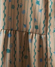 GJECD30300 Jocomomola(ホコモモラ) Escala de floral プリントワンピース ベージュ