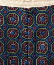 GJECD50350 Jocomomola(ホコモモラ) Escudos 幾何調総刺繍ワンピース ネイビー