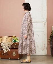 GJEDD32280 Jocomomola(ホコモモラ) Hidalgo 幾何調プリントワンピース アイボリー