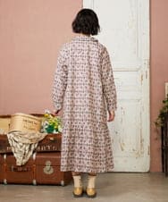 GJEDD32280 Jocomomola(ホコモモラ) Hidalgo 幾何調プリントワンピース アイボリー