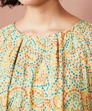 GJEDE02360 Jocomomola(ホコモモラ) La mancha ドット総刺繍ワンピース アイボリー