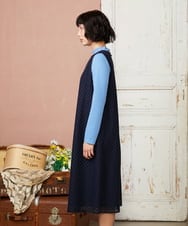 GJEDE42280 Jocomomola(ホコモモラ) Entrada 幾何学レースワンピース ブラック