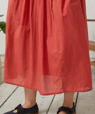 GJEFD01280 Jocomomola(ホコモモラ) Baile animal アニマル刺繡ワンピース レッド