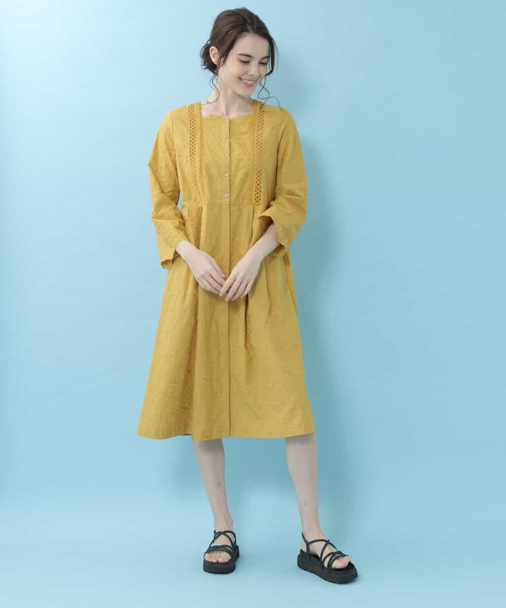 Jocomomola ホコモモラ Flor Del Sol 刺繍ワンピース イトキンオンラインストア