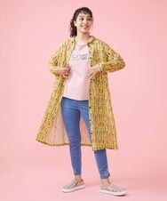 GJEFS30250 Jocomomola(ホコモモラ) Barcelona プリントワンピース ブルー