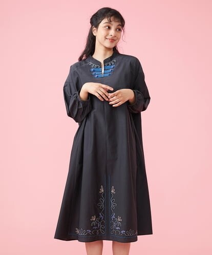 GJEFS70280 Jocomomola Corrida 刺繍ワンピース
