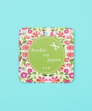 GJEGA70360 Jocomomola(ホコモモラ) 【日本製】Rosa flamenco フラワープリントタックワンピース ブルー