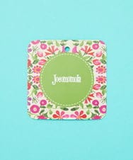 GJEGA70360 Jocomomola(ホコモモラ) 【日本製】Rosa flamenco フラワープリントタックワンピース ブルー
