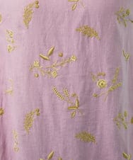 GJEGB51360 Jocomomola(ホコモモラ) Abundancia de flores フラワー総刺繍ノースリーブワンピース ブラック