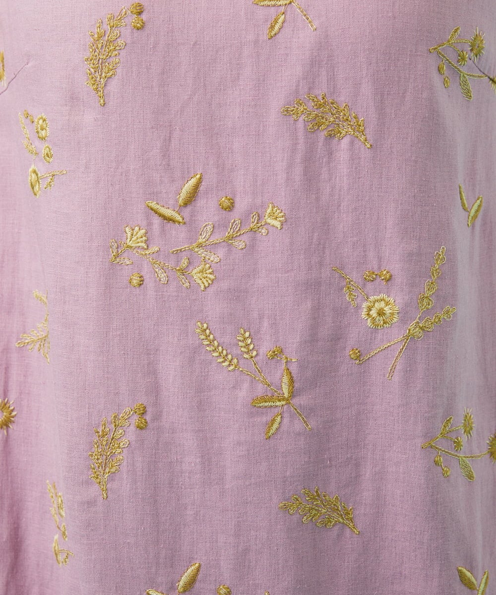 GJEGB51360 Jocomomola(ホコモモラ) Abundancia de flores フラワー総刺繍ノースリーブワンピース ブラック