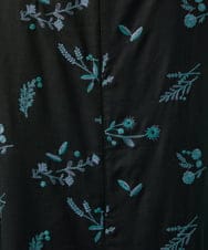 GJEGB51360 Jocomomola(ホコモモラ) Abundancia de flores フラワー総刺繍ノースリーブワンピース ブラック