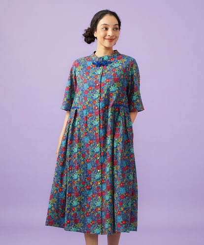 GJEGD01330 Jocomomola Don Quijote フラワープリントワンピース