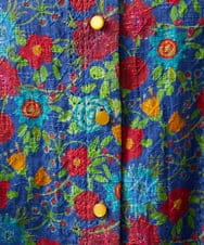 GJEGD01330 Jocomomola(ホコモモラ) Don Quijote フラワープリントワンピース ネイビー