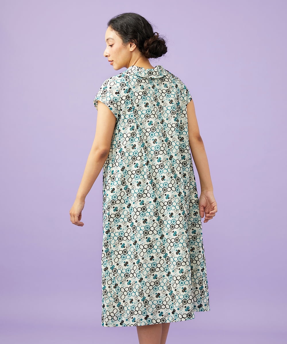 GJEGD34340 Jocomomola(ホコモモラ) 【2WAY】Semilla フラワー総刺繍ワンピース アイボリー