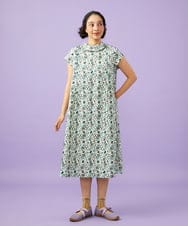 GJEGD34340 Jocomomola(ホコモモラ) 【2WAY】Semilla フラワー総刺繍ワンピース アイボリー