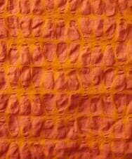 GJEGE39300 Jocomomola(ホコモモラ) 【早割10％OFF】リップルプリントワンピース ブルー