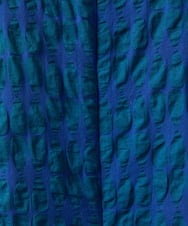 GJEGE39300 Jocomomola(ホコモモラ) 【早割10％OFF】リップルプリントワンピース ブルー