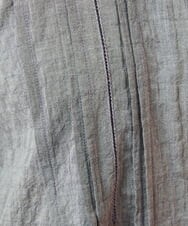 GJEGE40280 Jocomomola(ホコモモラ) シャーリングシャンブレーワンピース グレー