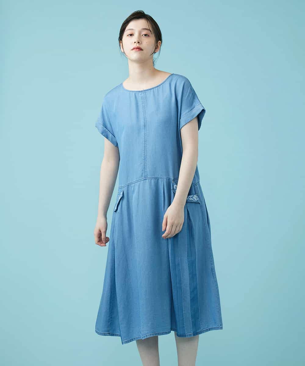 テンセルデニムワンピース ワンピース Jocomomola ホコモモラ イトキンオンラインストア