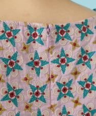 GJEGW51330 Jocomomola(ホコモモラ) Dulce 総刺繍ワンピース ネイビー