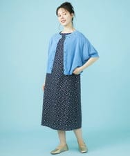 GJEGW51330 Jocomomola(ホコモモラ) Dulce 総刺繍ワンピース ネイビー