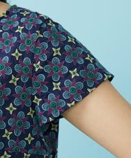 GJEGW51330 Jocomomola(ホコモモラ) Dulce 総刺繍ワンピース ネイビー