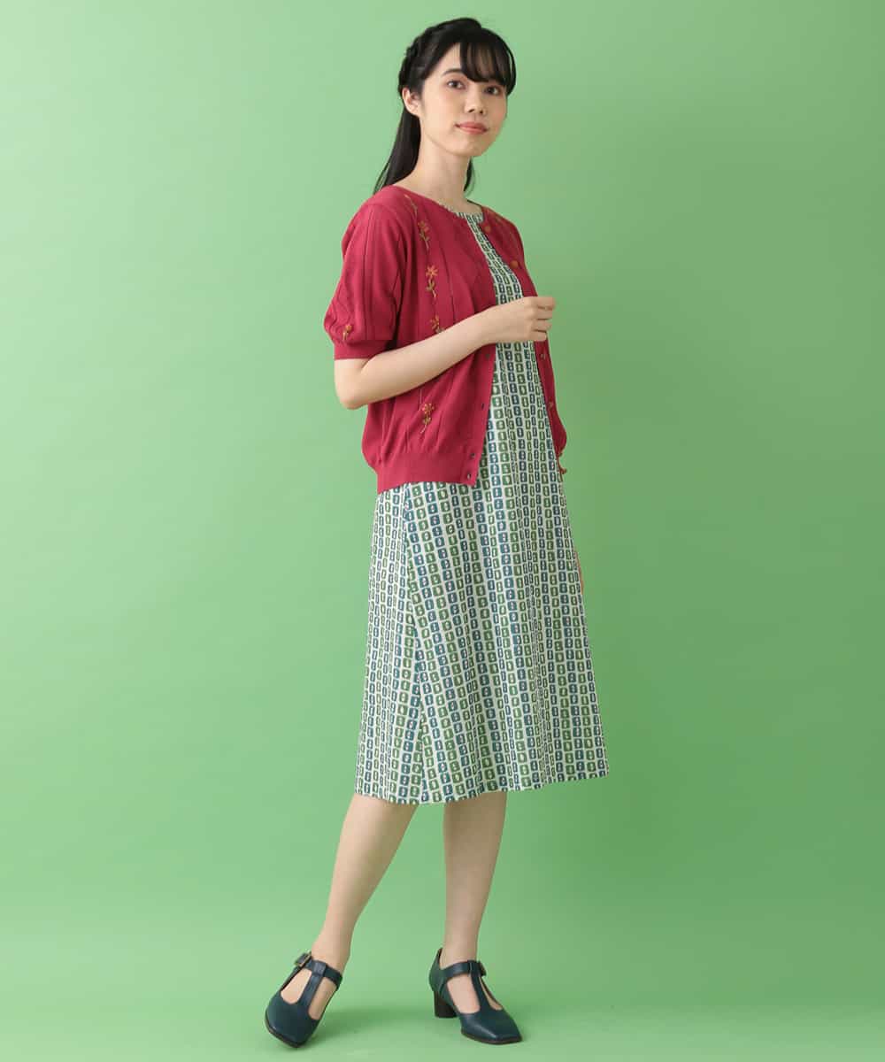 Jocomomola ホコモモラ Misterioso プリントワンピース イトキンオンラインストア Jocomomola ホコモモラ Misterioso プリントワンピース イトキンオンラインストア