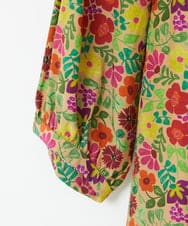 GJEJB02280 Jocomomola(ホコモモラ) Calle de la Flor Alta フラワープリントワンピース ベージュ