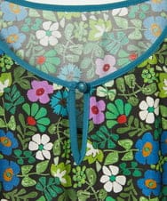 GJEJB02280 Jocomomola(ホコモモラ) Calle de la Flor Alta フラワープリントワンピース ベージュ