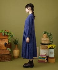 GJEJB39330 Jocomomola(ホコモモラ) Mapa チェックワンピース ブルー