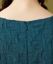 GJEJB51330 Jocomomola(ホコモモラ) Floracion フラワージャカードワンピース ブルー