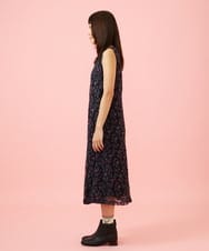GJEJE50360 Jocomomola(ホコモモラ) Pincel チュールフラワー刺繍ワンピース［オケージョン］ ブラック