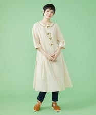 GJEJS32250 Jocomomola(ホコモモラ) Regalo ウエスト切り替えワンピース ライトブルー