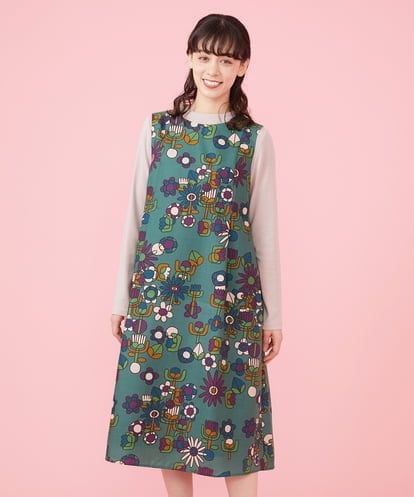 GJEJT72280 Jocomomola Candy Flower プリントワンピース