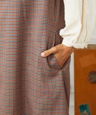 GJELA32300 Jocomomola(ホコモモラ) 【早割10％OFF】T/Rドビー ジャンパースカート ベージュ