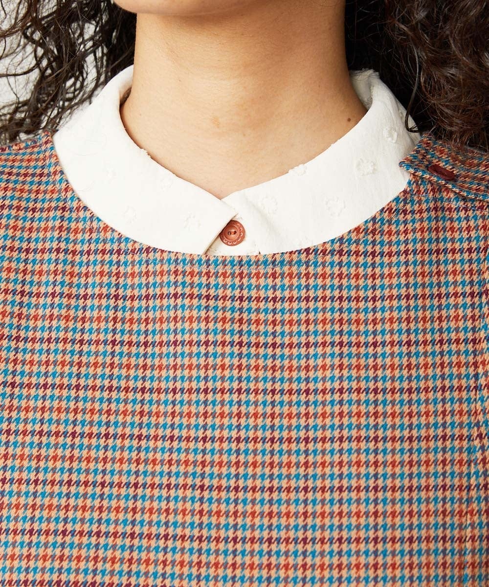 GJELA32300 Jocomomola(ホコモモラ) 【早割10％OFF】T/Rドビー ジャンパースカート ベージュ