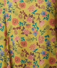 GJELA50300 Jocomomola(ホコモモラ) 【早割10％OFF】Bail de flores フラワープリントワンピース イエロー