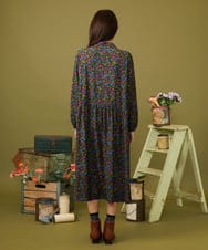 GJELD30300 Jocomomola(ホコモモラ) Arte clandestino プリントワンピース ブラック